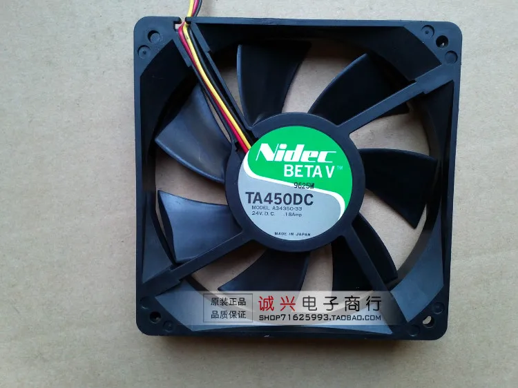 

For nidec ta450dc 24v 12 12cm server industrial machine a34350-33