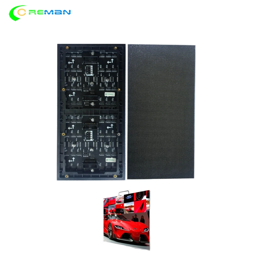 Малый шаг P2mm Крытый SMD RGB 1/32 сканирование 256*128 мм 128*64 пикселей панель