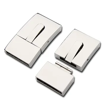 

Exweup Stainless Steel Magnetic Clasps DIY Jewelry For Women Men Bracelets Jewlery Gifts Making Multi-pattern Hook Clasps
