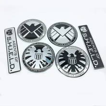 Emblema decalque para marvel ftdf, emblema de proteção para carro bmw, audi, nissan, toyota, honda, acessórios de decalque criativo