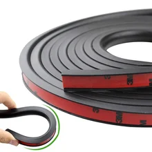 Universal 118” 30*12mm Wheel Eyebrow Moulding Trim Protector Lip Scratch Proof Black Rubber Car Fender Flare Extension 2 Wheels