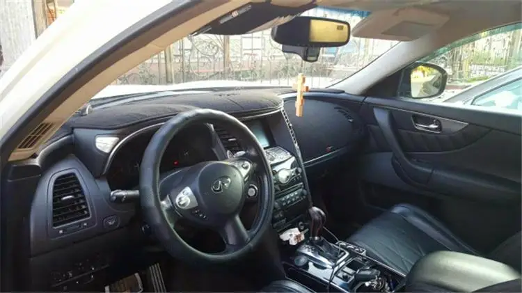 Dashmats автомобиль-Средства для укладки волос приборной панели крышки для INFINITI QX70 FX35 FX45 FX50 FX37 FX30D s51 2009 2010 2011 2013