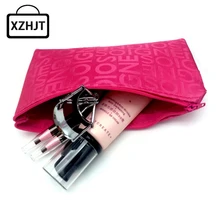 Women Portable Cosmetic Bag Fashion Beauty Zipper Travel Make Up Bag Letter Makeup Case Pouch Toiletry