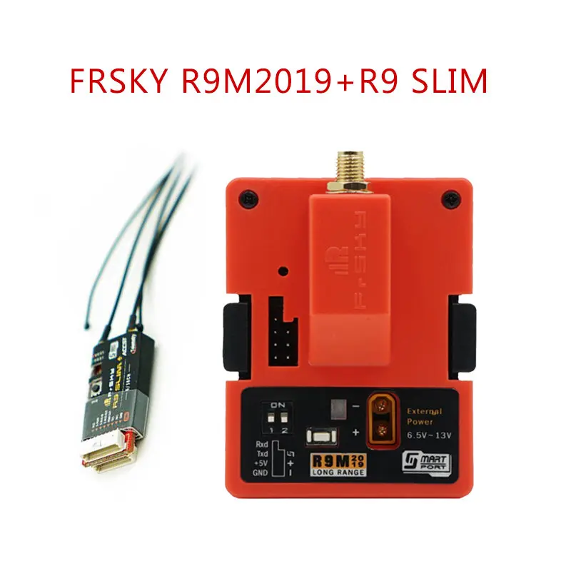 Frsky R9M 900 МГц передатчик приемник Антенна монтируется R9MM тонкий+ комбо набор для радиоуправляемого дрона FPV модели части Асса опционально - Цвет: R9M 2019 with R9Slim