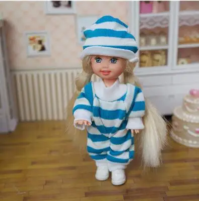 

Small Kelly for Barbie doll 10 sets of clothes, dress and suits small Kaili Ba Barbie Doll Toy small girl doll