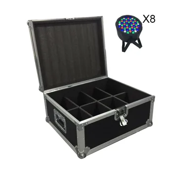 

FlightCase With 6/8/10/12/16pcs LED 54x3W RGBW LED Flat Par RGBW Color Mixing DJ Wash Light Stage Uplighting KTV Disco DJ DMX512