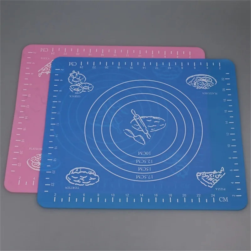 

Silicone Baking Mat Bread Pizza Dough Nonslip Bakery Tools Nonstick Bakeware Kitchen Gadgets Cooking Tools