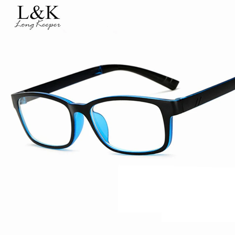 2017 Hot Square Glasses Frame Men Women Classic PC Eyewares Clear & Night Vision Lens Eye Glasses Good Quality Cheap Price