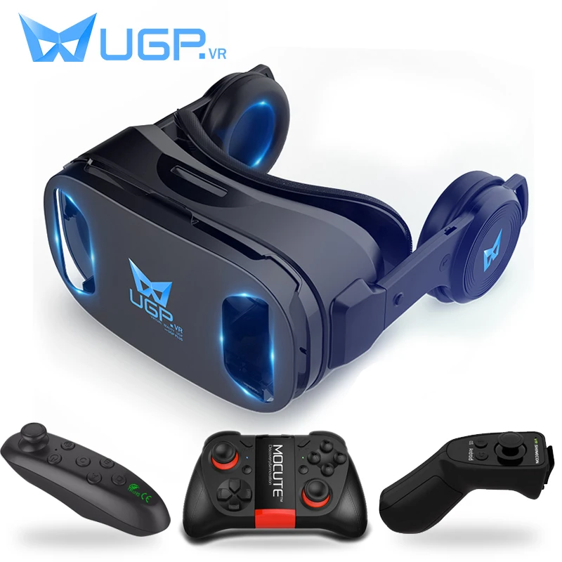 Очки UGP U8 VR с 3D гарнитурой версия шлема виртуальной реальности IMAX игры в кино