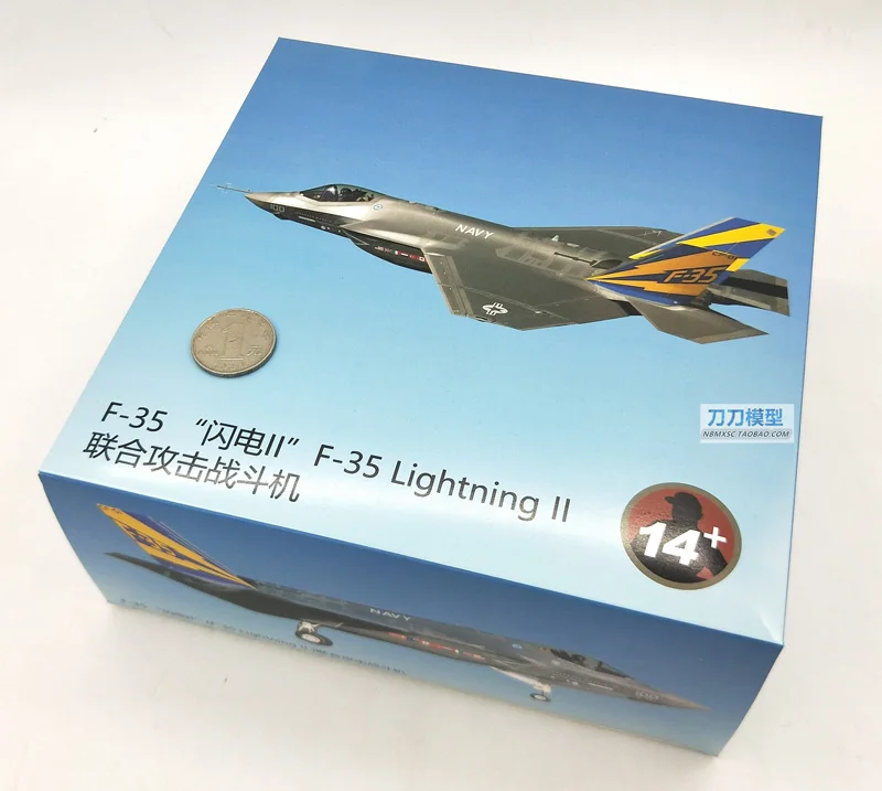 Amer Lockheed Martin F35 Lightning II Fighter 1/72 масштаб Готовая модель игрушки для коллекционного подарка