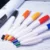 200 pcs/lots soft rubber grip office products pens custom logo ballpoint pen for writing