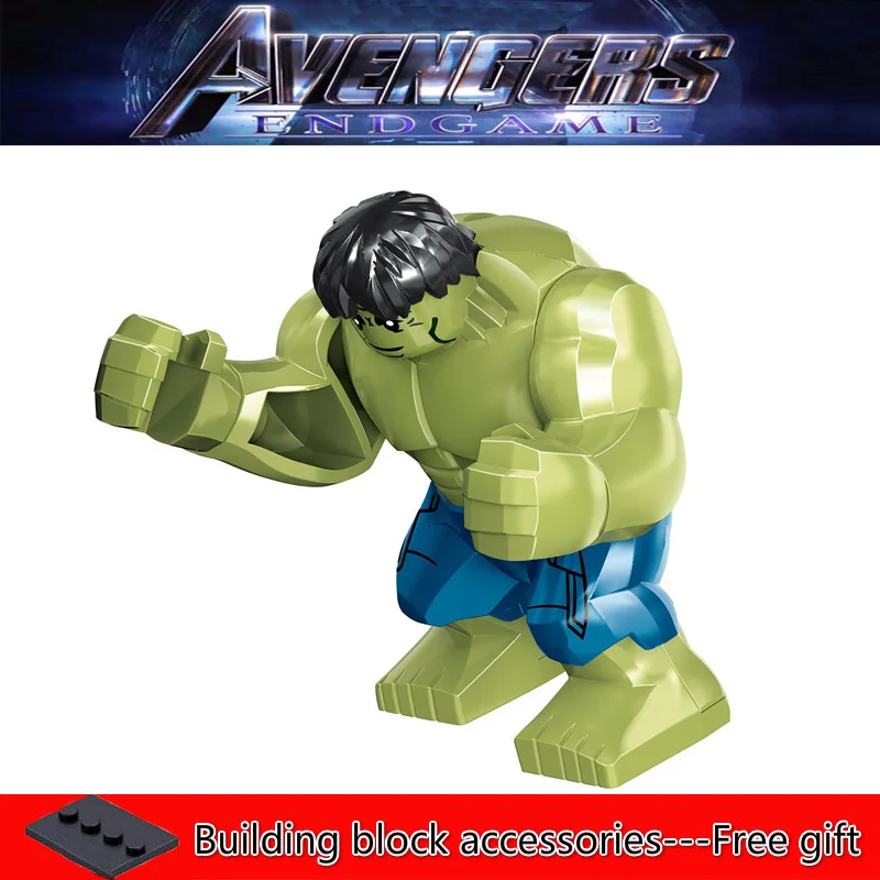 

New 10pcs/set Legoing Super Heroes Marvel The Avengers Endgame Iron Man Thanos Falcon Gamora Hulk Building Blocks