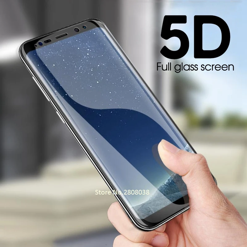 5D изогнутая полная Защита экрана для Samsung Galaxy A6 A4 A8 A9 J8 J4 J6 Plus 2018 Закаленное стекло