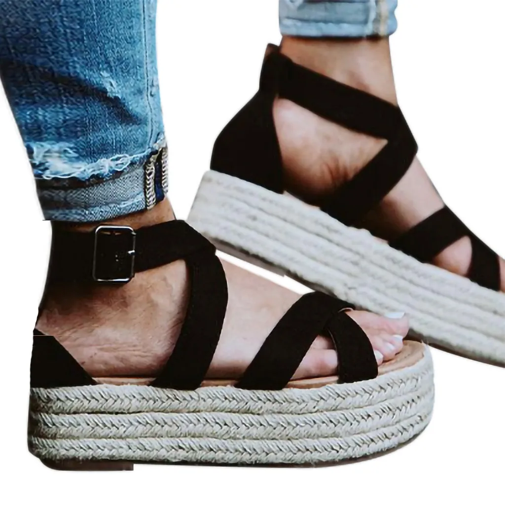 SAGACE/римские сандалии Женская обувь на платформе Модная женская пляжная