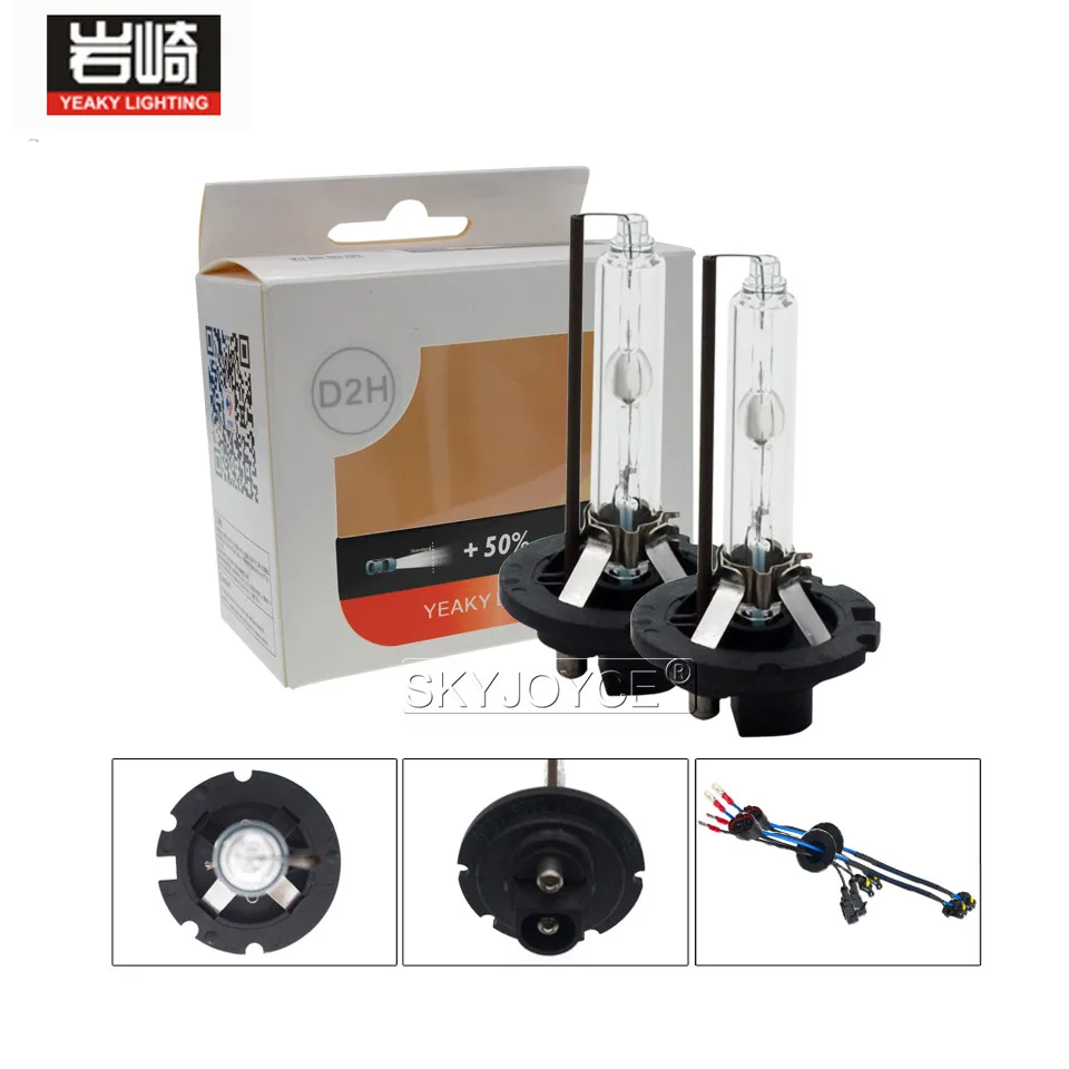 2PCS Original YEAKY Lighting D2H HID Projector Bulb D2S D4S H7 H11 D1S D3S HB3 HB4 Xenon Car Headlights Spare Bulbs (5)