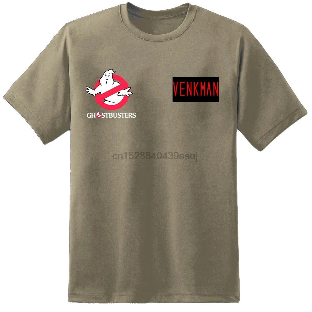

Mens Ghostbusters Uniform Custom Name Patch T Shirt Proton Pack Venkman Stantz Cool Casual Pride T Shirt Men Unisex New