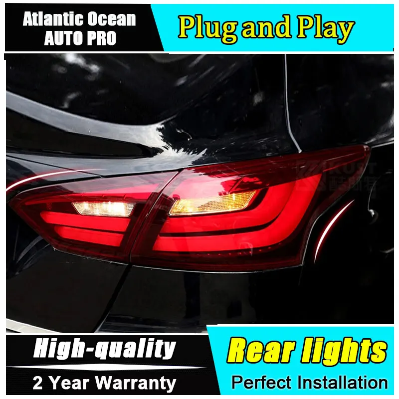 JGRT 2012 2014 Taillights For Ford Focus 3 LED Rear Lights For Ford Focus Led Fog