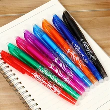 Новинка, 1 шт., цветные стираемые шариковые ручки с драконом, синяя, черная ручка, распродажа, подарки, бутик, канцелярские принадлежности для студентов офисные ручки для письма