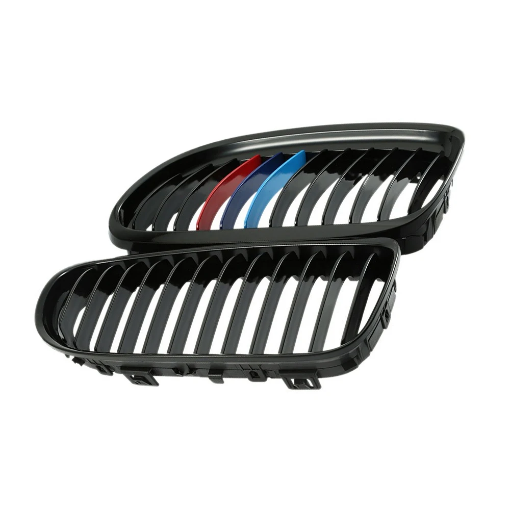 Передняя глянцевая черная M-color решетка решетки для BMW E90 09-11