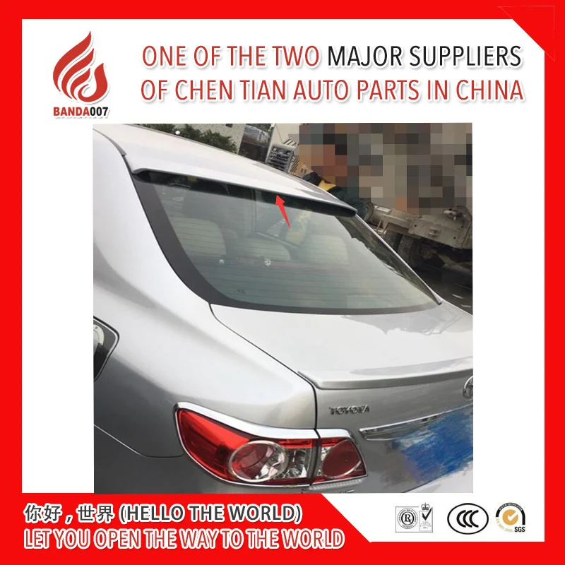

ABS primer black white red ect color car roof spoiler for Corolla 2006 07 08 09 10 11 12 2013 roof spoiler