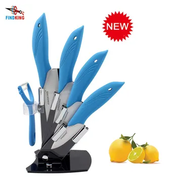 

Paring Fruit Utility Dolphin handle 3" 4" 5" 6" inch+peeler+Acrylic Holder Chef Kitchen Ceramic Knife Sets