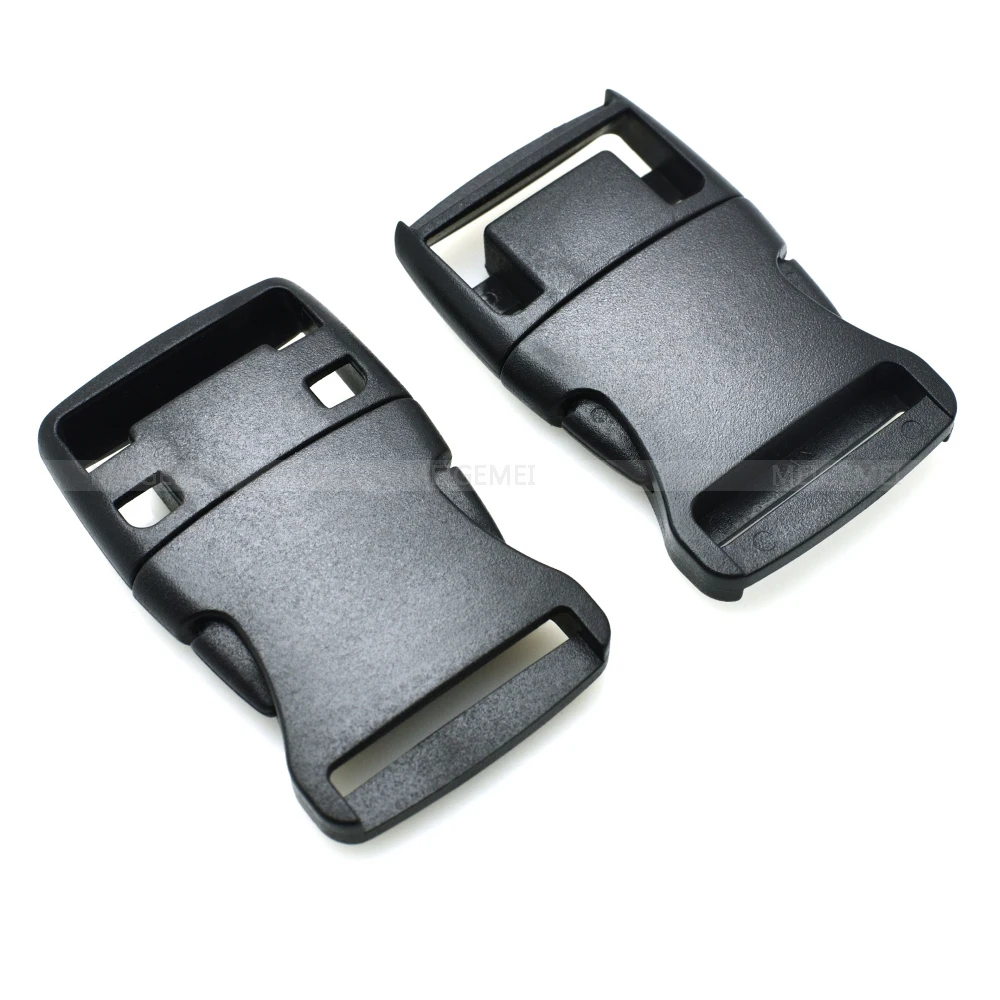 25mm Mixed Pack 6 Plastic Belt Rucksack Buckle Fasteners