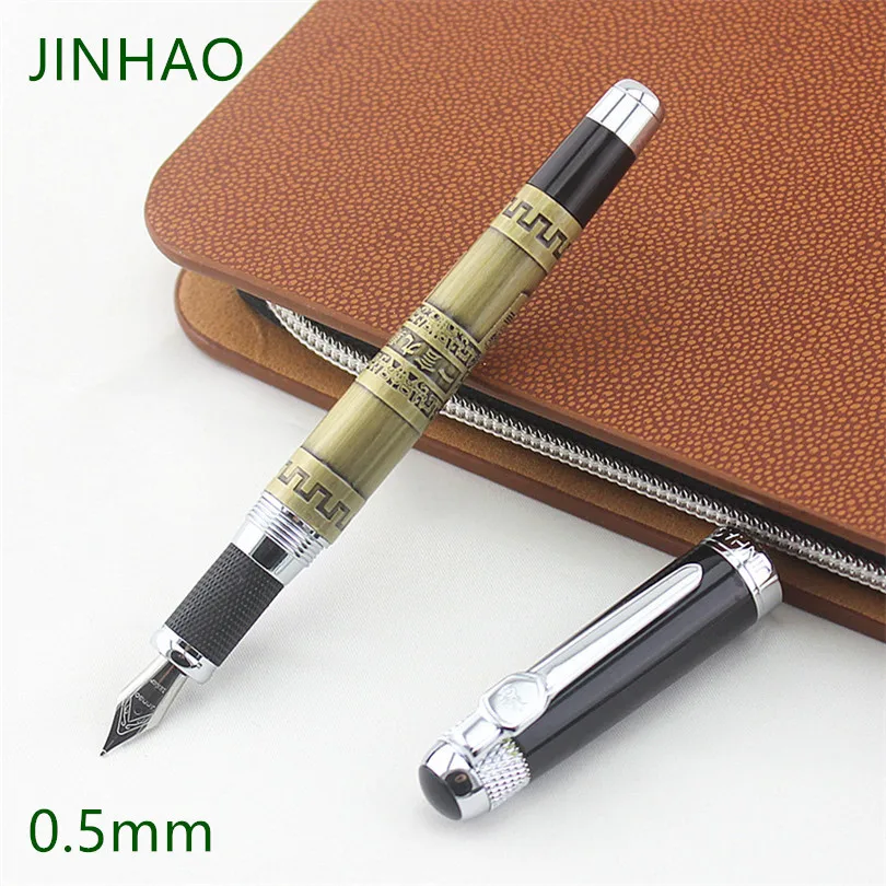 Jinhao 189 авторучка, высокое качество, чернильная офисная деловая ручка для студентов, ручка для письма, подарок, каллиграфия, Caligraphy, роскошная