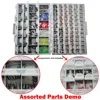 AideTek resistor capacitor Organizer Craft Beads Storage box kit enclosure SMD SMT parts organizer surface mount toolboxBOXALL96 6