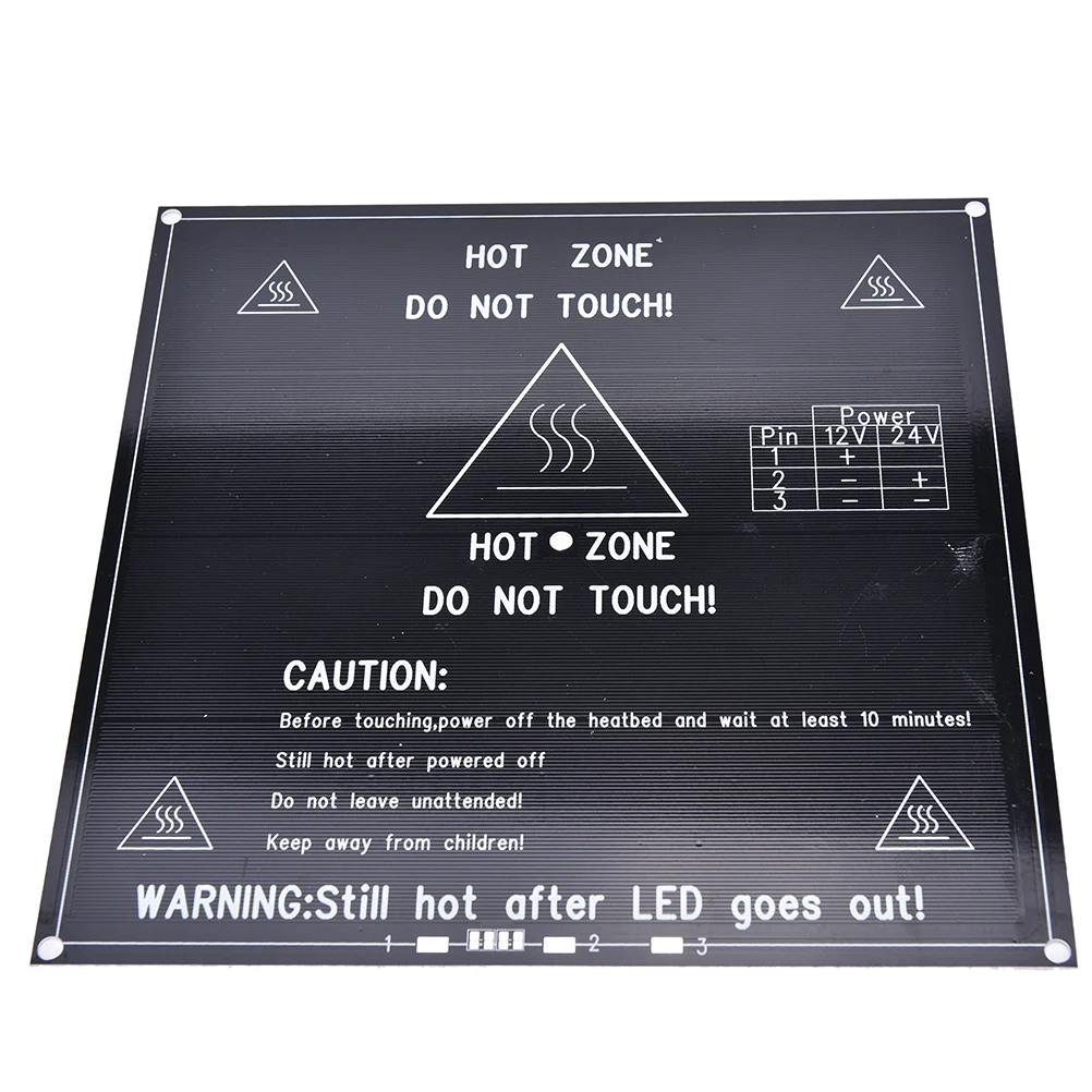 

1PC For RepRap 3D Printer Heatbed MK2B 12V 24V PCB Hot Plated Heat Bed For Prusa Mendel MK2B Heatbed