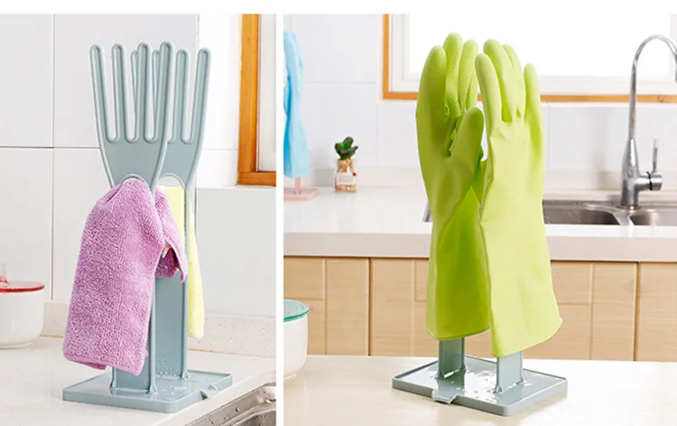 Пластиковые Латексные Перчатки сливной стеллаж бытовые резиновые перчатки полотенце сушильная подставка держатель стеллаж для хранения кухонные аксессуары