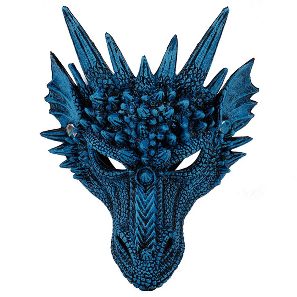 Маска дракона в виде животного, Игра престолов, косплей, Дейенерис Таргариен, маска дракона на все лицо, забавная маска на Хэллоуин для маскарада