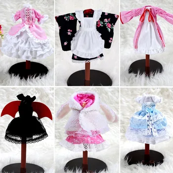 

For 35cm Bjd SD Doll Dress Change Costume Cheongsam Baby Doll Head Flower Girl 1/6 Doll Dress Doll Accessories