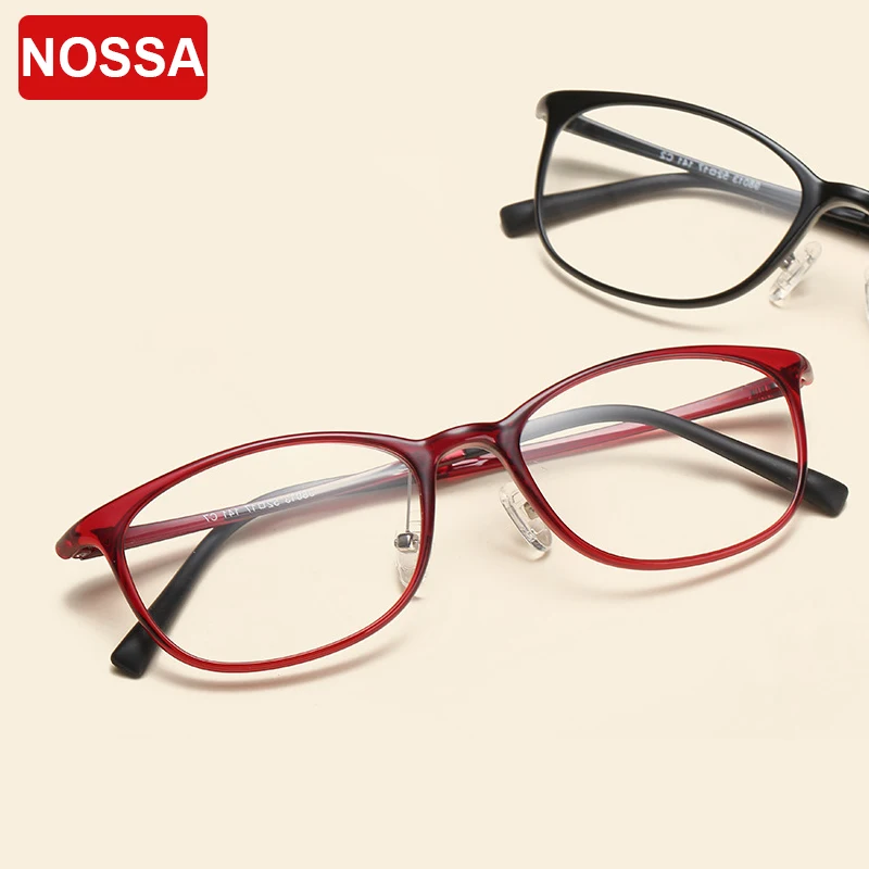 

NOSSA New Design Tungsten Ultem Eyeglasses Frames Fashion Super Light High Quality Women And Men Myopia Optical Glasses Frames