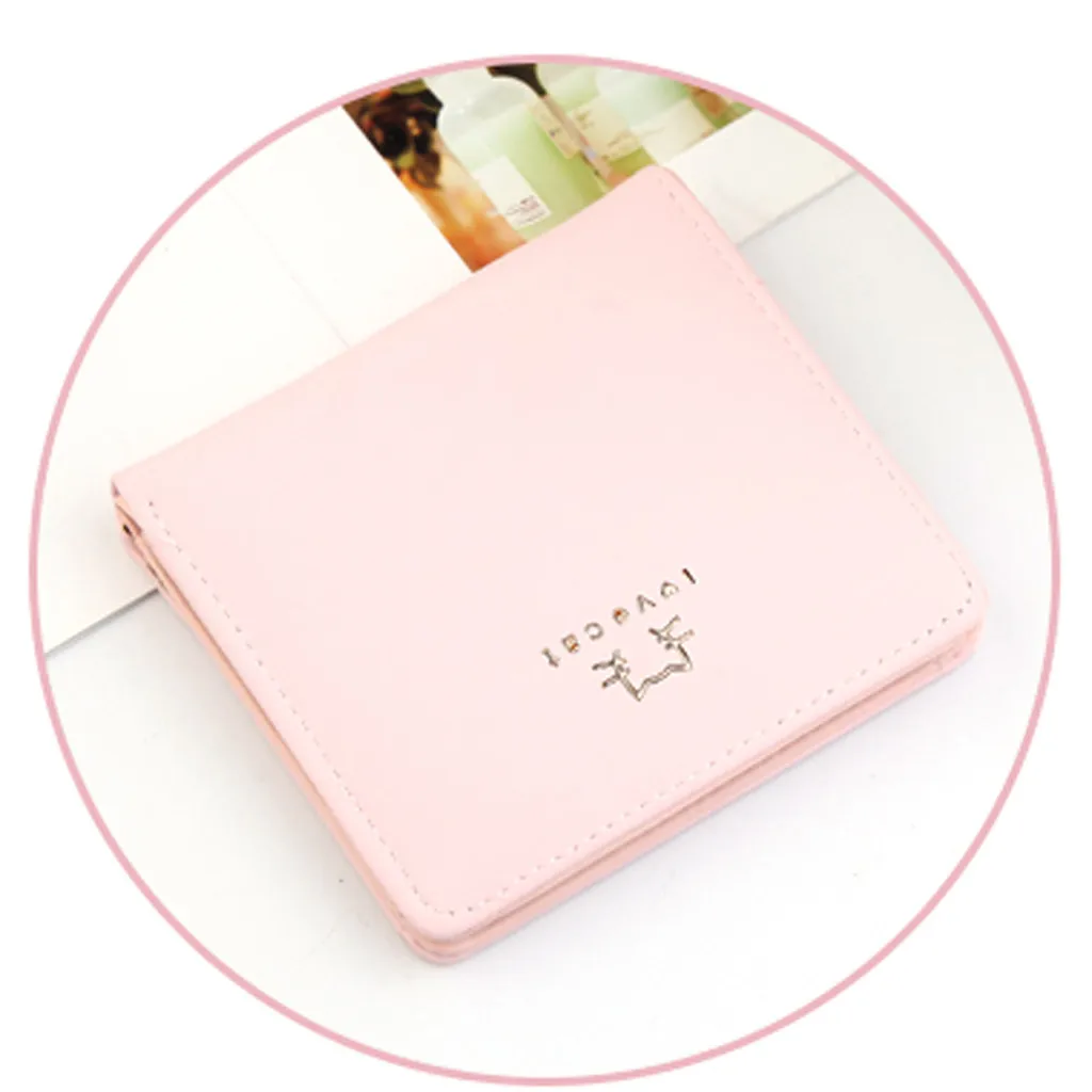 Mini Thin Folded Women Short Wallet Cute Animal Pattern Coin Purse Card Holder Bag Fashion New Woman Wallets Carteira Feminina