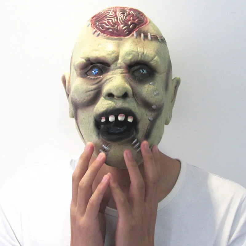 aliexpresscom buy horror grimace scar men mask for adult green face blood hole blue eye latex masks halloween party gifts mx002 from reliable men - Face In Hole Halloween aliexpresscom buy horror grimace scar men mask for adult green face blood hole blue eye latex masks halloween party gifts mx002 from reliable men - Face In Hole Halloween