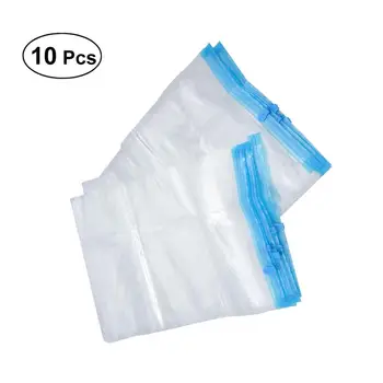 

OUNONA 10pcs Vacuum Storage Bag Plastic Rolling Clothes Storage Bag Space Saver Seal Packet Compresion Bag for Packing Organizer