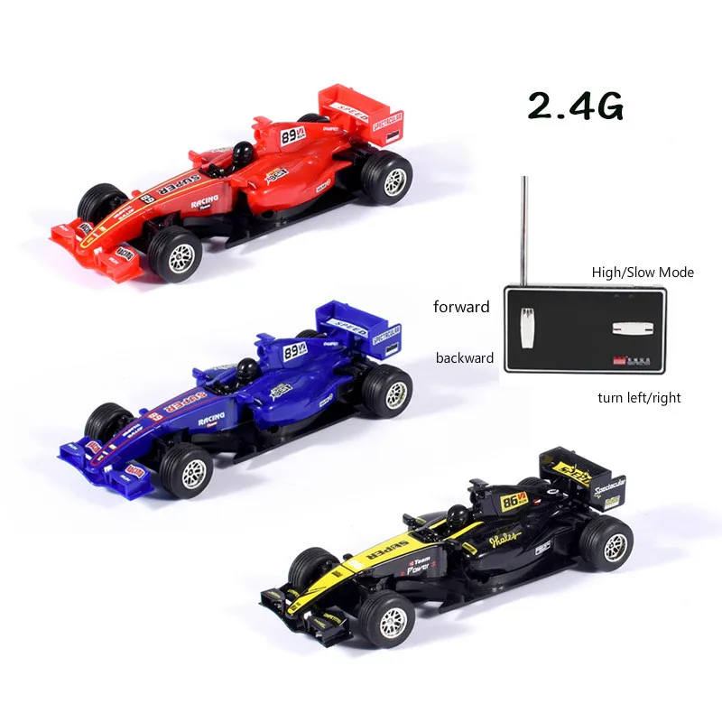 

2.4G F1 Formula Racing Vehicle RC Toy Car 1:32 Mini Remote Control Racer with Plastic Doll Play Game Indoor Christmas Gift f Boy