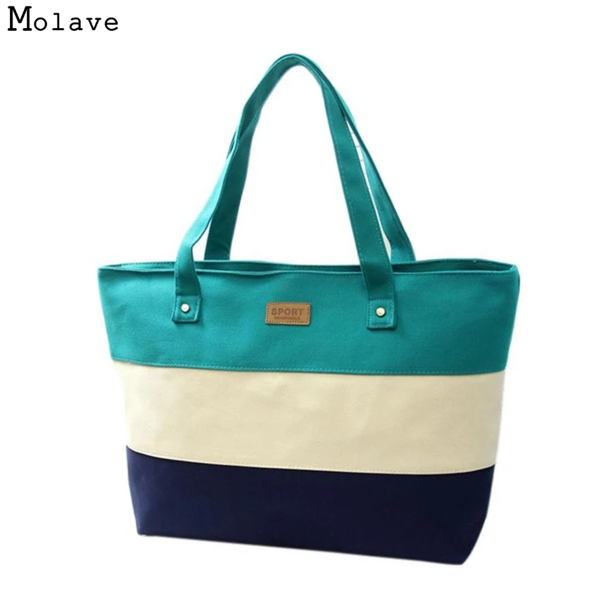 

Naivety Handbags New Fashion Women Canvas Striped Totes Bags JUN7U drop shipping