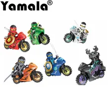 258A Hot Ninja Motorcycle Building Blocks Bricks toys Compatible legoINGly Ninjagoed Ninja for kids gifts