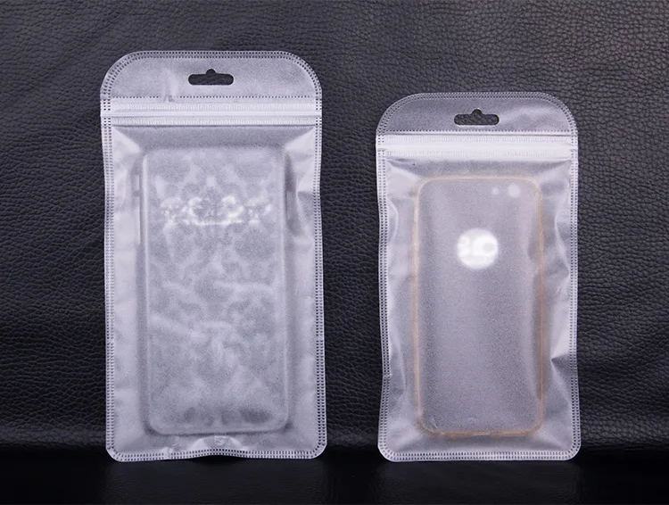 Colorful Clear plastic packaging bag cellphone case accessories retail