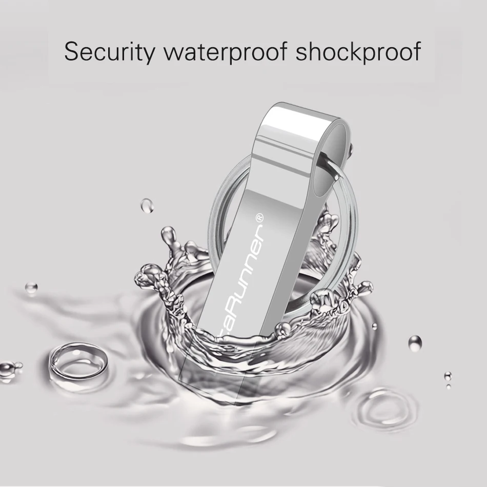 DataRunner Key Chian USB Flash Drive Usb 3.0 Pendrive cle usb 32gb flash disk 8gb 16gb 64gb Waterproof Pen Drive Flash Memoria