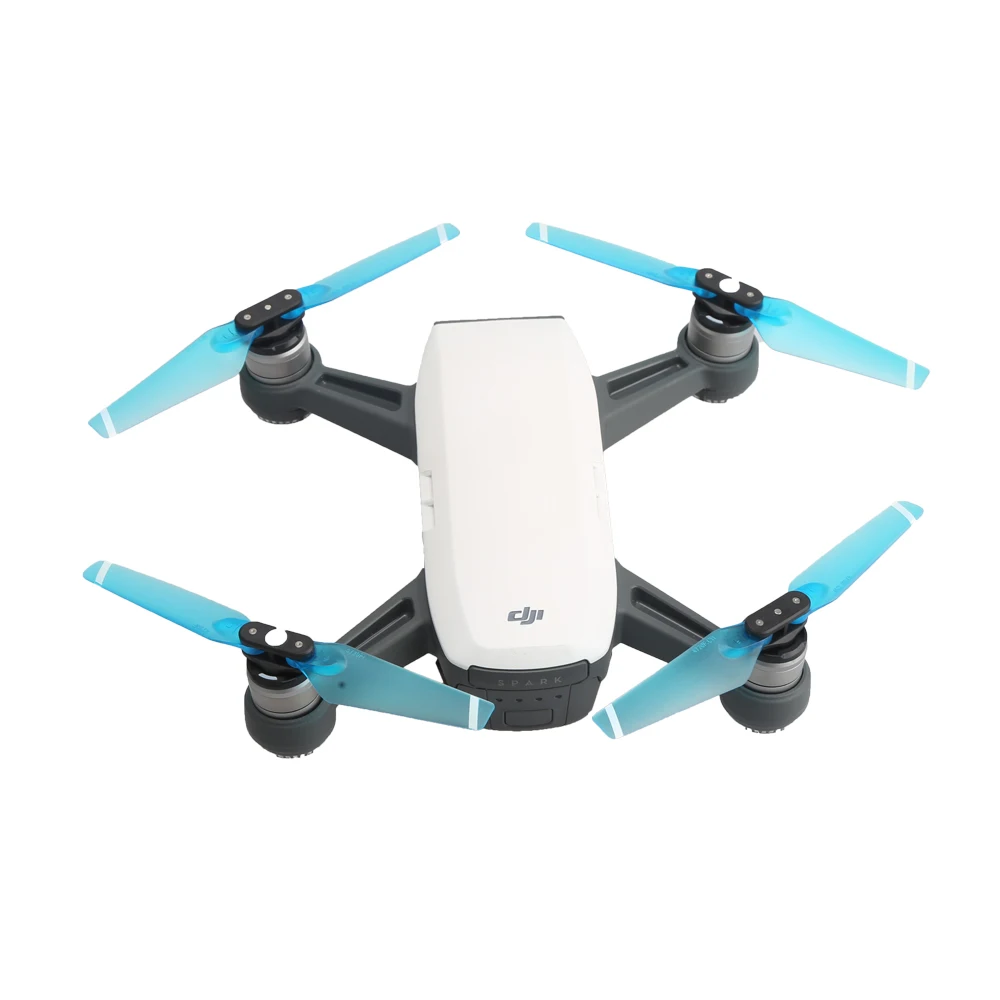 4 шт прозрачный DJI Spark многоцветный 4730F 4730 складные быстросъемные лопасти