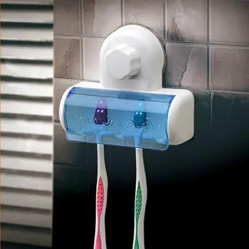 

5 Racks Dust-proof Toothbrush Holder for the Bathroom Kitchen Family Holder For Toothbrushs Suction Holder Wall Stand Hook