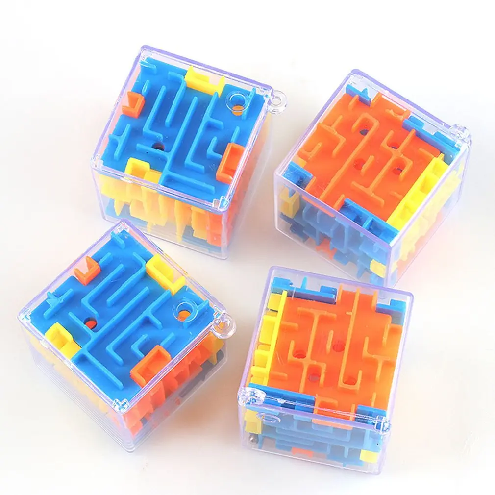 3D Maze Magic Cube Puzzle Speed Game Toys Baby Labyrinth Puzzle Funny Intelligence Educational Toys Portable Kid Christmas Gifts