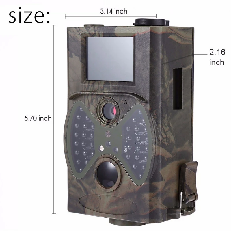 

Outlife Hunting Camera Scouting 12MP Wildlife Trail Cameras Scouting Digital Camera Infrared Trail Hunting Trap Game Camera