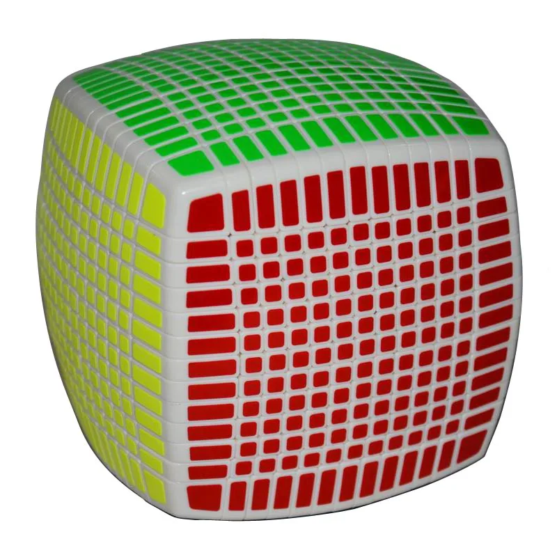 MOYU 13 слоев 13x13x13 куб скоростной магический куб головоломка обучающая игрушка 136 мм - Цвет: Белый