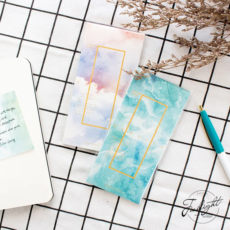 

30 page s/Pack Fantastic Starry Sky Memo Pads Planner Writing Book Student Stationery Notepad