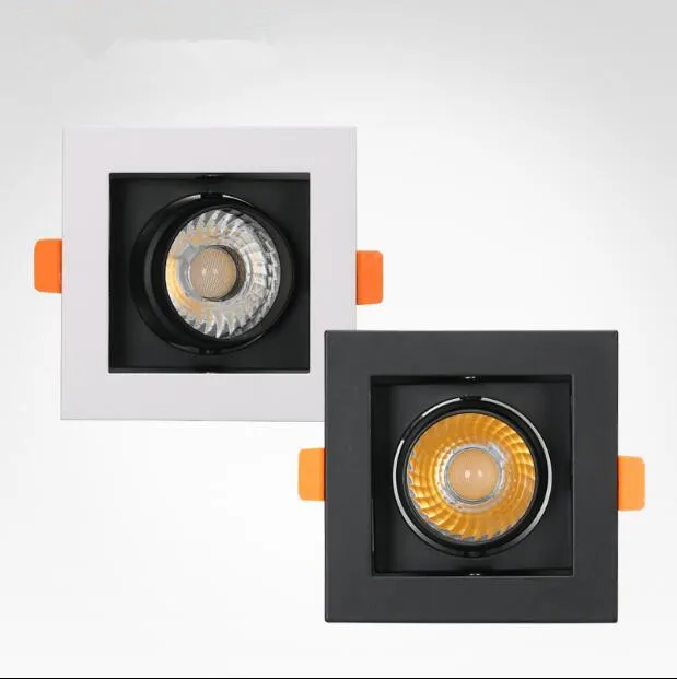 

1pcs High power COB LED Downlights 10w 20w Surface Mounted dimmable LED Ceiling Lamps Spot Light square Rotation AC85-265V