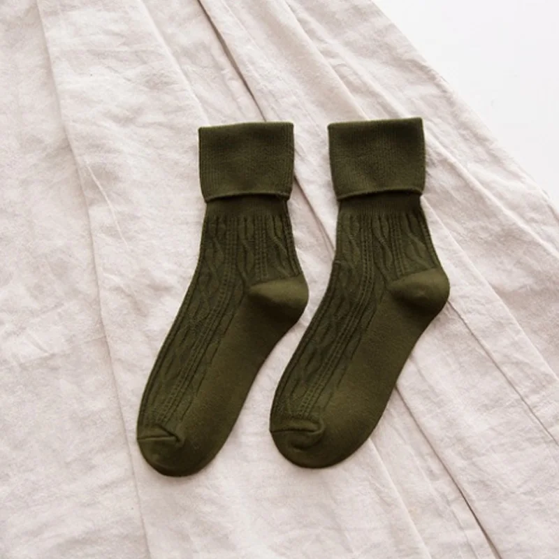 Повседневные теплые толстые хлопковые носки для мужчин и женщин; модные модельные носки - Цвет: 05