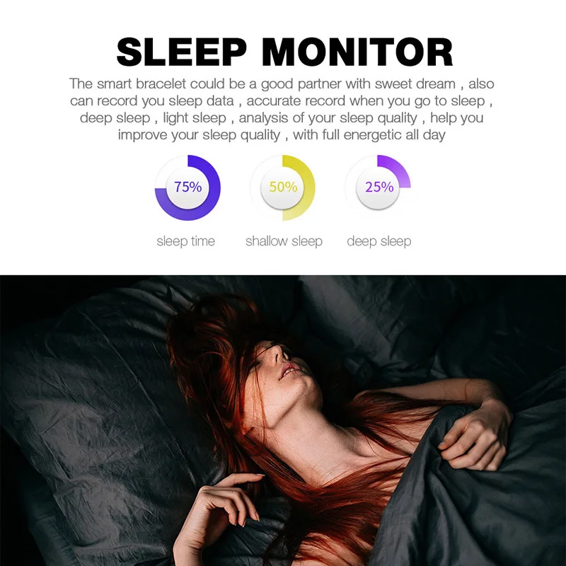 B15S 0.86inch OLED Heart Rate Blood Oxygen Pressure Monitor Pedometer Smart Bracelet For iphone X 8